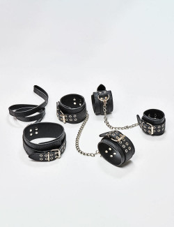 Bondage Cuffs Collar & Leash All-In Kit from MOI packaging