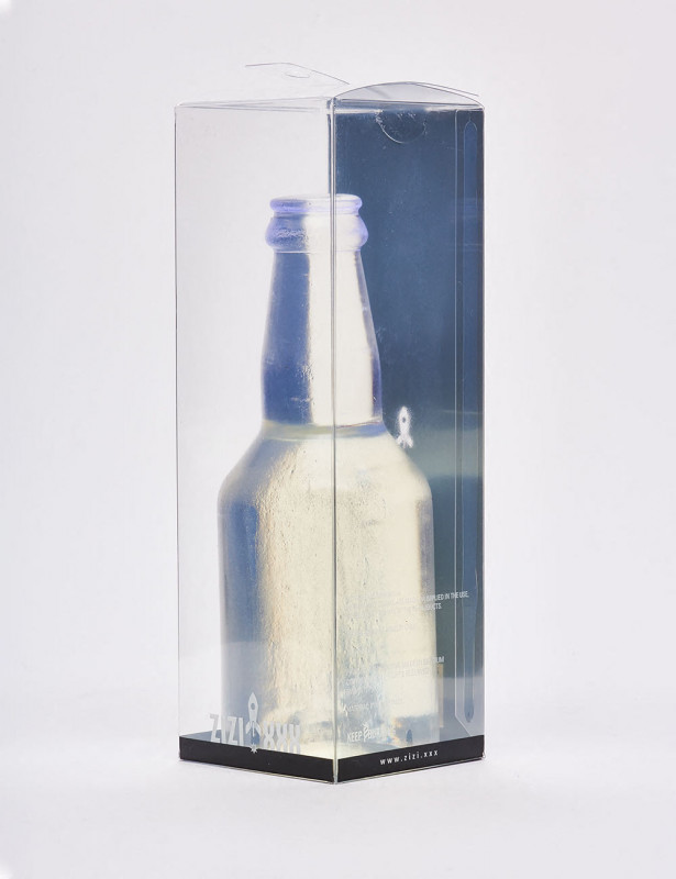 Transparent bottle-shaped Anal Plug B-Bitch From Zizi XXX packaging