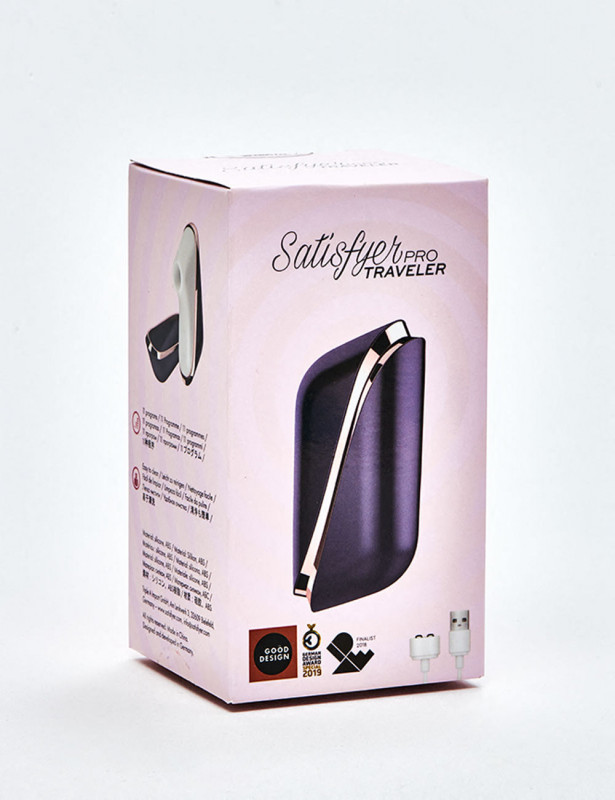 Vibrator SATISFYER Pro Traveler purple packaging