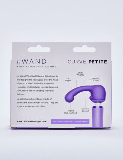 Le Wand Vibrator Accessory Curve Petite packaging