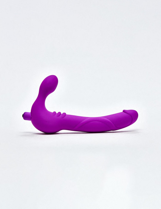 Vibrating Strapless silicone strap on Dildo Strap U Royal revolver