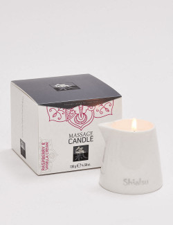Massage Candle Shiatsu Raspberry and Vanilla Cream sent packaging