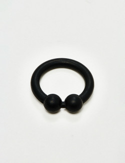 Packaging Bullring Black Silicone Cock Ring from Sport Fucker