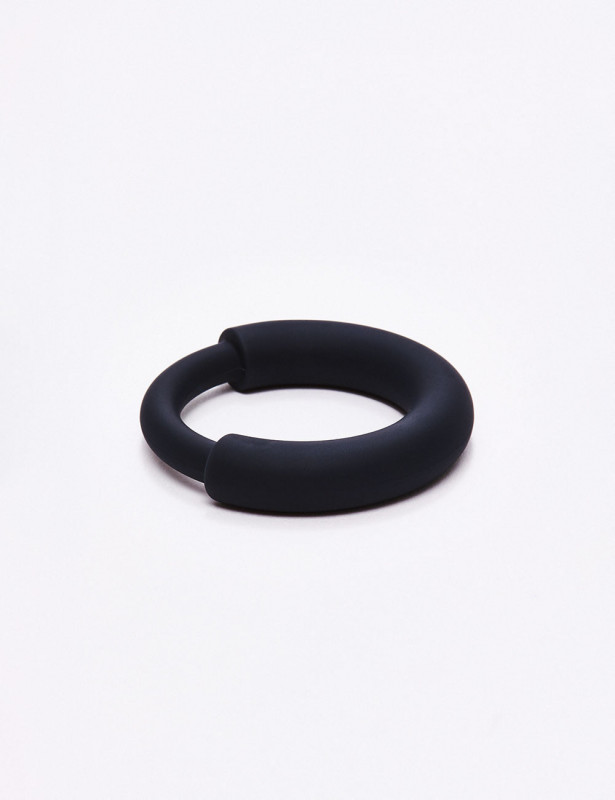 Fusion Boost Black Silicone Cock Ring Size XL