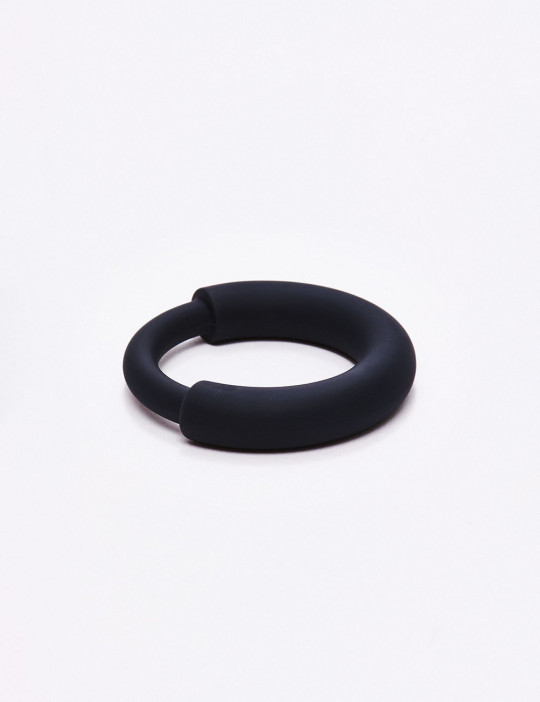 Fusion Boost Black Silicone Cock Ring Size XL