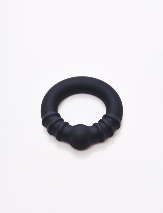 Fusion Holeshot Black Silicone Cock Ring Size XL from Sport Fucker