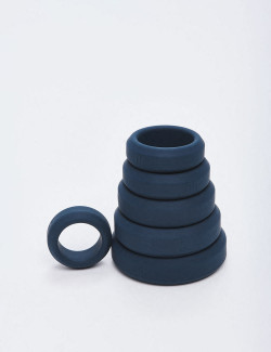 Set of 6 Silicone Cock Rings Boners packaging