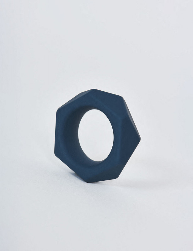 Diamond-shaped silicone cock ring from Boners