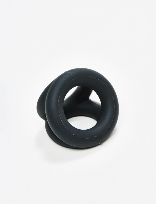 Grey Silicone Open Cock Sling Boners