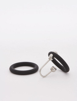 Black Glans ring Sperm stopper