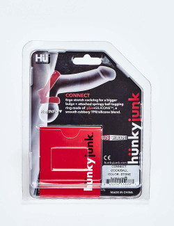 Connect Grey Silicone Cock Ring from Hunkyjunk packaging
