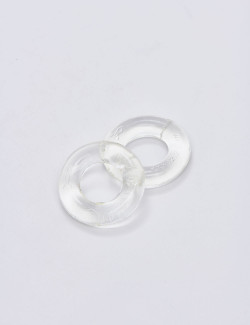 Pack of 2 transparent silicone cock ring from Zizi XXX packaging