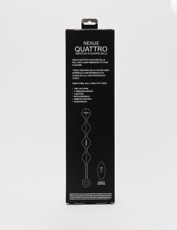 Vibrating Anal Beads Quattro from Nexus packaging