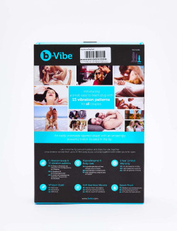 Vibrating butt plug b-vibe Novice front packaging
