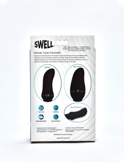 Vibrating Butt Plug from Swell front packaging