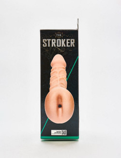 Masturbator and realistic dildo named The Mangina from Doc Jonhson packaging