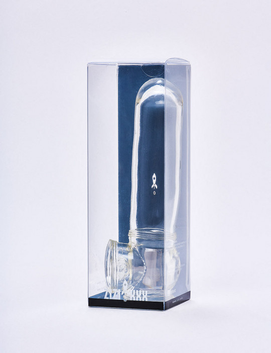 Transparent Penis Sleeve Megamen 19cm packaging