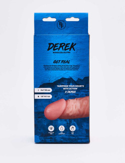 Realistic XL dildo Derek front packaging
