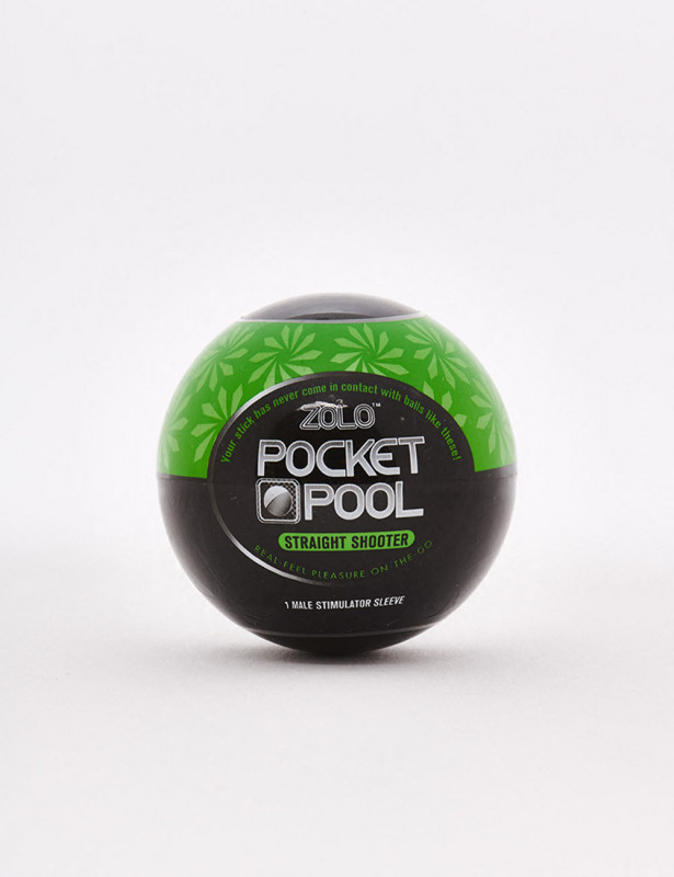 Zolo Masturbator Pocket Pool Straight Shooter packaging