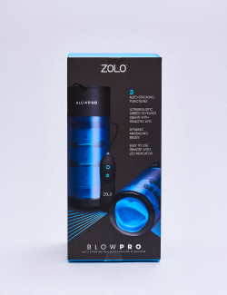 Vibrating Masturbator Blowpro from Zolo side packaging