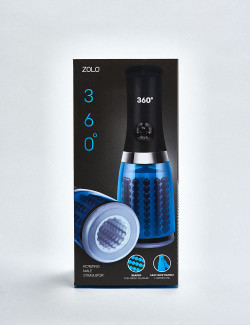 Vibrating Masturbator 360° from Zolo side packaging