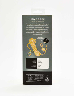 Bondage Rope Natural Hemp 10m