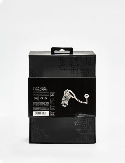 Chastity Cage and Butt Plug from Sinner Gear Unbendable front packaging