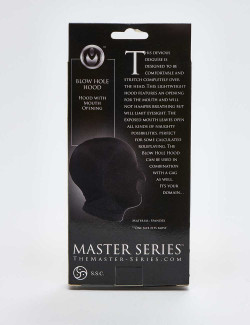 Spandex Black SM Hood from Master Series packaging