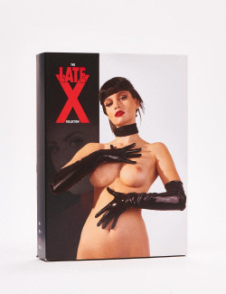 Black BDSM Fisting Gloves packaging