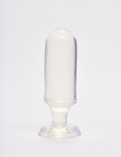 Transparent anal plug Maxima 13cm packaging