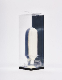 Transparent anal plug Maxima 13cm packaging
