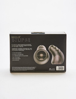 Eclipse Vibrating & Stroking Masturbator from Nexus packaging