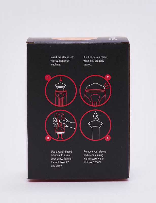 Sleeve for Autoblow 2+ Mastubator Size A back packaging