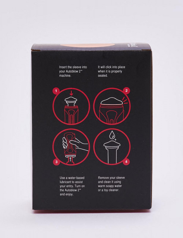 Sleeve for Autoblow 2+ Mastubator Size C back packaging