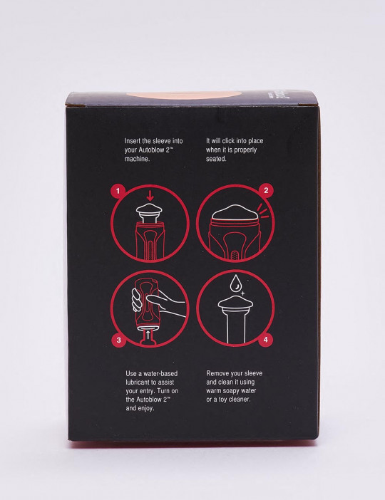 Sleeve for Autoblow 2+ Mastubator Size C back packaging