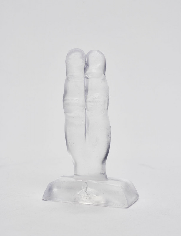 Transparent anal plug 10cm Two Fingers Zizi XXX