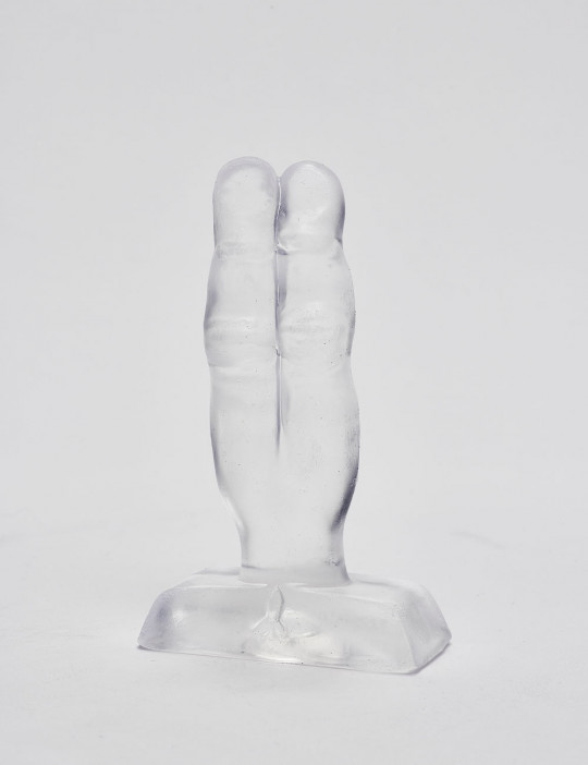 Transparent anal plug 10cm Two Fingers Zizi XXX