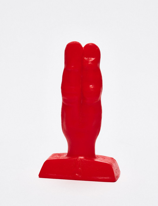 Red anal plug 10cm Two Fingers Zizi XXX