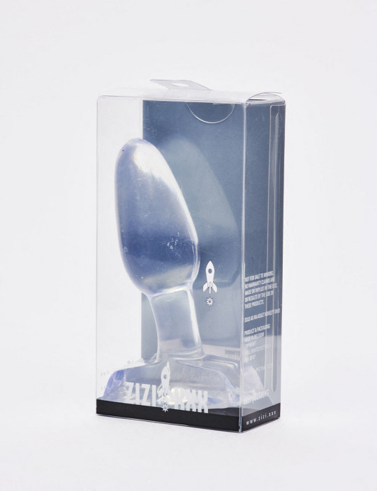 Transparent anal plug 9.5cm Torena Zizi XXX packaging