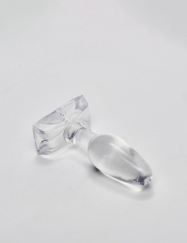 Transparent anal plug 9.5cm Torena