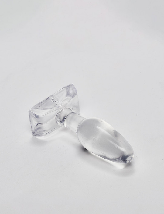 Transparent anal plug 9.5cm Torena