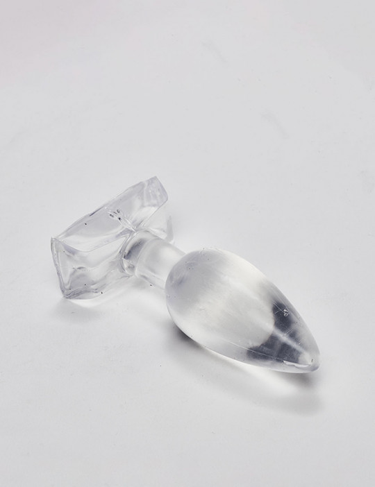 Transparent anal plug 11cm Raise