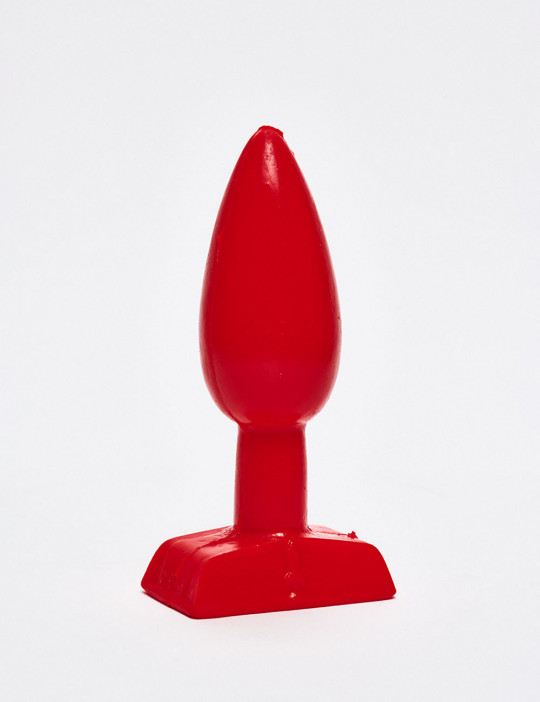 Red anal plug 11cm Raise Zizi XXX packaging