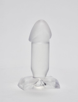 Transparent anal plug 10cm Kokku Zizi XXX packaging