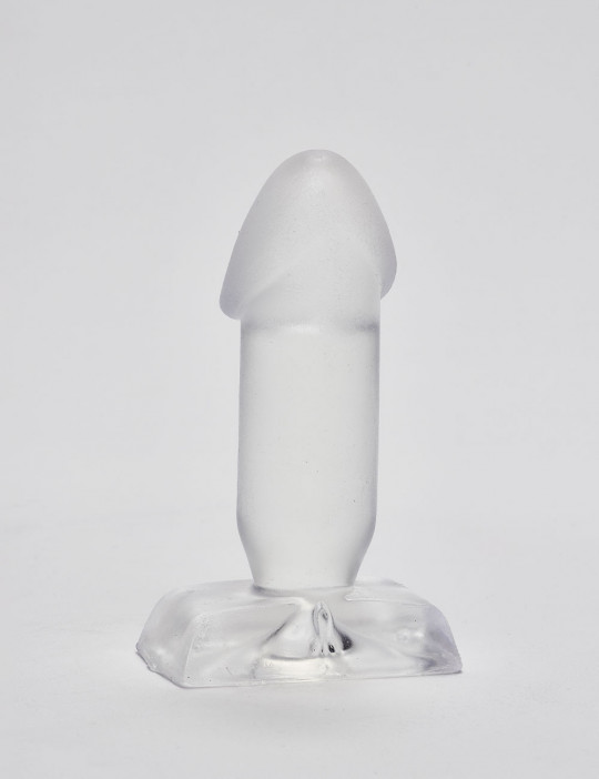 Transparent anal plug 10cm Kokku Zizi XXX packaging