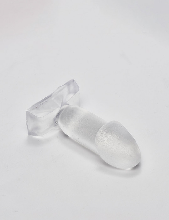 Transparent anal plug 10cm Kokku