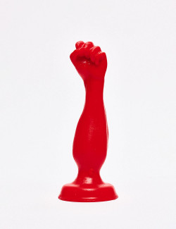 Red anal plug 18.5cm One Fist Zizi XXX packaging