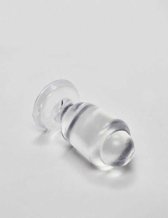 Transparent anal plug 14cm Magnus