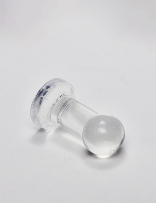 Transparent anal plug 12cm Hitch 5