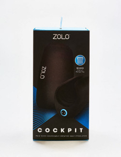 Cockpit Vibrating Masturbator by Zolo packaging